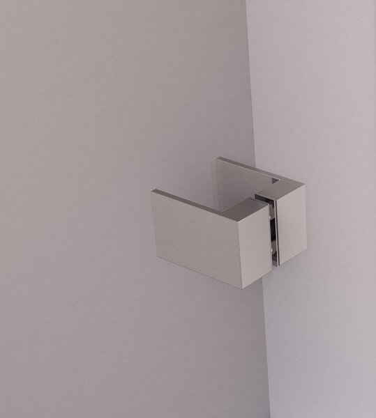 Polysan Polysan, FORTIS EDGE sprchové dveře bez profilu 1000mm, čiré sklo, levé, FL1210L
