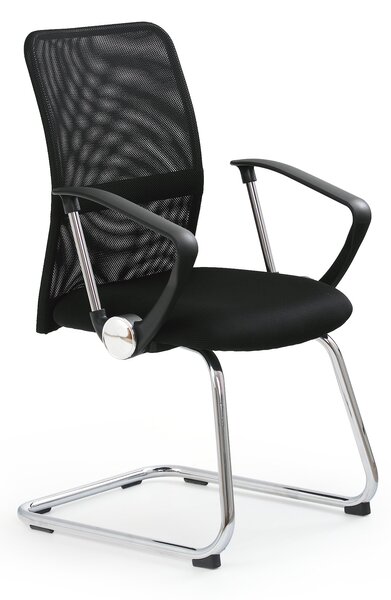 Kancelářská židle VIRE SKID, černá