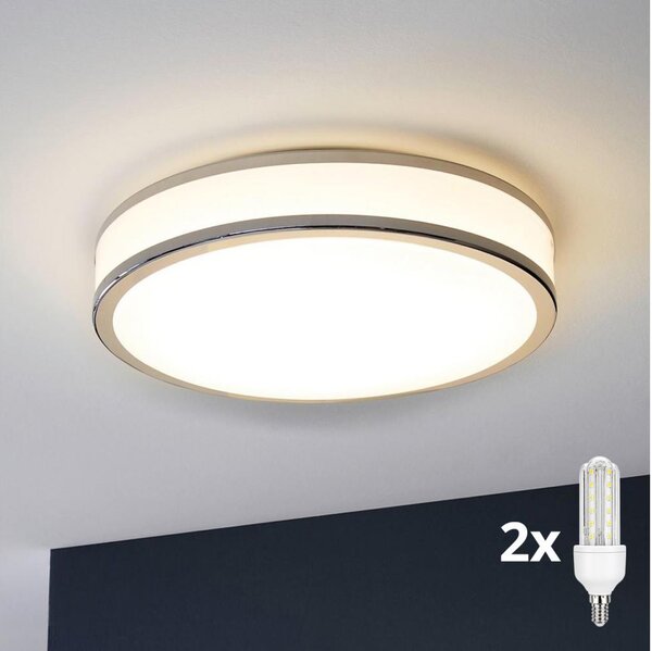 Eglo 31025 - LED Koupelnové stropní svítidlo PALERMO 2xE14/40W/230V IP44