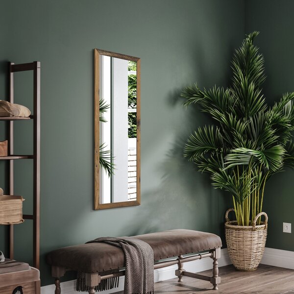Styler Kiruna zrcadlo 47x127 cm obdélníkový dřevo LU-12441