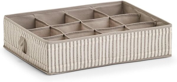 Zeller Present Organizér na spodní prádlo, 12 přihrádek 44x34x11, proužek
