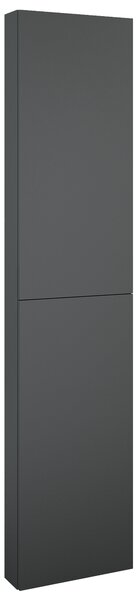 Roca Extra skříňka 40x12.6x180 cm boční závěsná antracitová A857911531