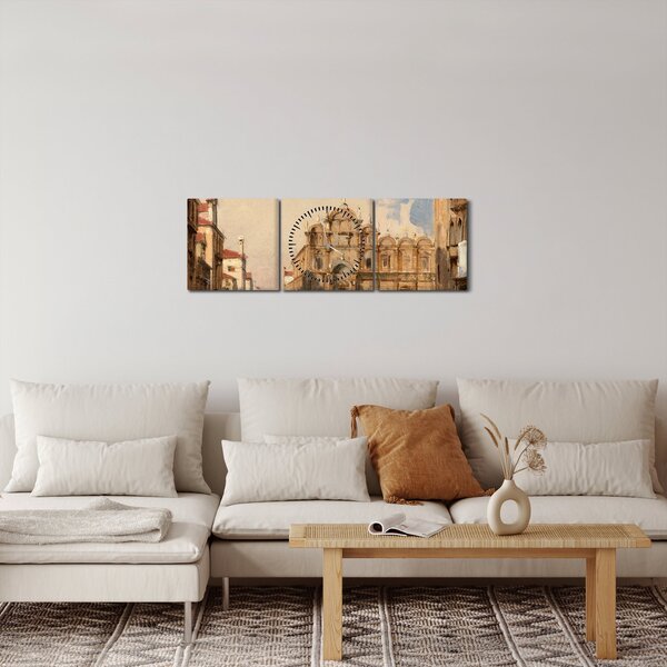 Obraz - Jules-Romain Joyant, The Scuola di San Marco, Venice, reprodukce (s hodinami) (90x30 cm)