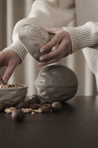 DBKD Keramická dóza Walnut - Shiny Mole DK321