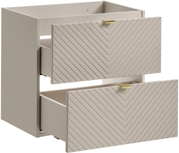 Comad Viva Cashmere skříňka 60x39x57 cm pod umyvadlo závěsná béžová VIVA CASHMERE 82-60-2S