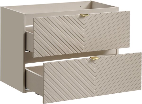 Comad Viva Cashmere skříňka 80x39x57 cm pod umyvadlo závěsná béžová VIVA CASHMERE 82-80-2S