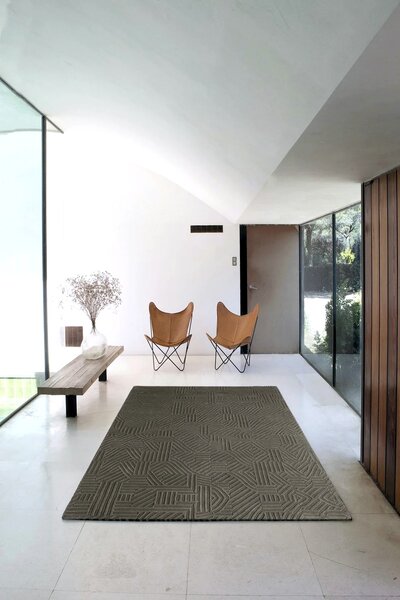Nanimarquina Koberec Milton Glaser, novozélandská vlna Barva: African Pattern 1, Rozměr: 170x240 cm