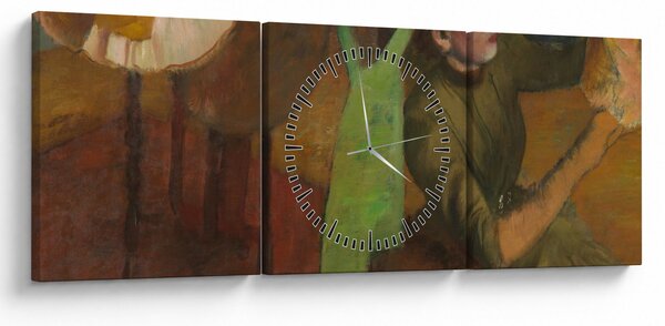 Obraz - Edgar Degas, The Millinery Shop, reprodukce (s hodinami) (90x30 cm)