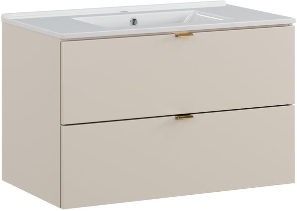 Sada umyvadlo Comad Lava UM-CFP LAVA 80D DP, skříňka Comad Dalia Cashmere DALIA CASHMERE 82-80-46-2S