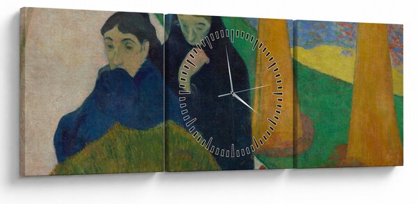 Obraz - Paul Gauguin, Arlésiennes (Mistral), reprodukce (s hodinami) (90x30 cm)