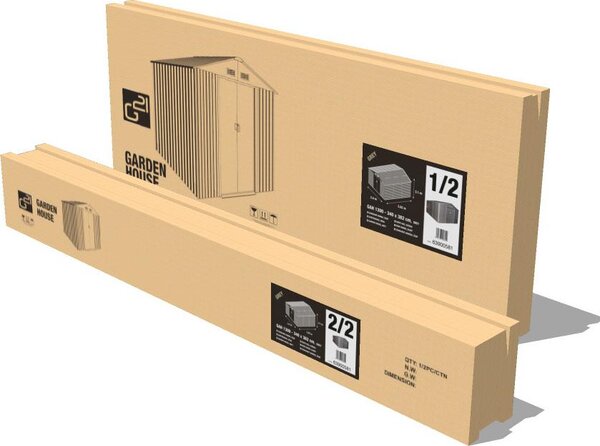 Zahradní domek G21 GAH 884 - 277 x 319 cm, zelený