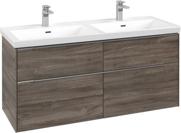 Villeroy & Boch Subway 3.0 skříňka 127.2x46.2x57.6 cm závěsná pod umyvadlo dub C568L0RK