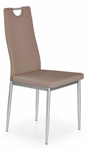 Jídelní židle Kelly (cappuccino + stříbrná). 1048001