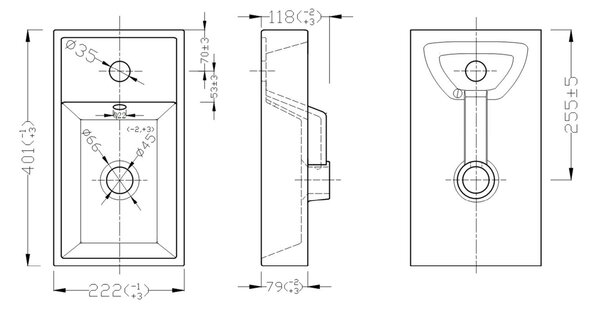 Elita Young Basic umyvadla se skříňkou 40.2 cm černá RE168996007160