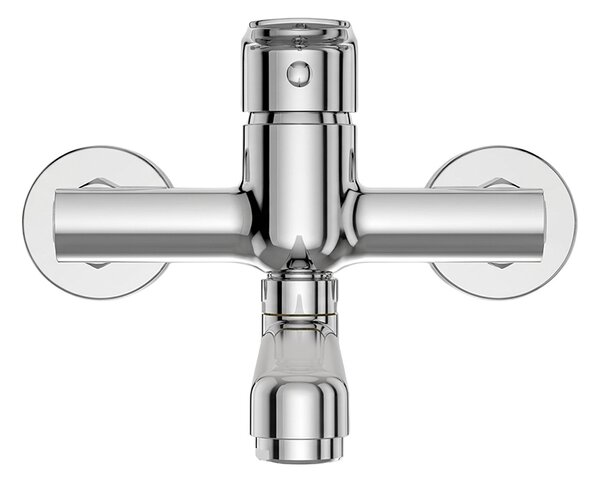 Mereo, Mereo Dřezová nástěnná baterie, Pego, 150 mm, s ramínkem plochým rovným 160 mm, chrom, MER-CB30202P