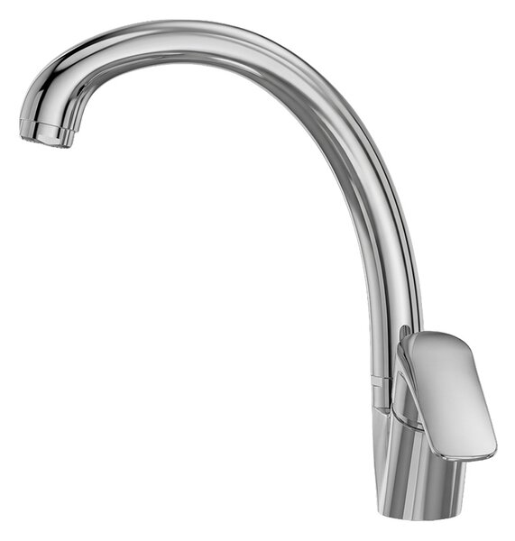 Mereo, Mereo Dřezová stojánková baterie, Pego, s ramínkem nad pákou, výška 240 mm, chrom, MER-CB20103P
