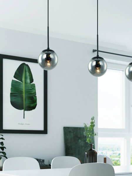 Open Design Bao závěsné svítidlo 1x8 W černá-kouřová OR80063