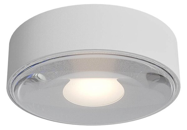 Redo 90411 Log, bílé venkovní stropní svítidlo LED 6W 3000K, průměr 10,7cm, IP65