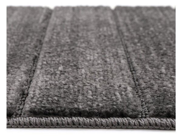 Antracitové koupelnové předložky v sadě 2 ks 50x80 cm Yeni Cizgli – Foutastic