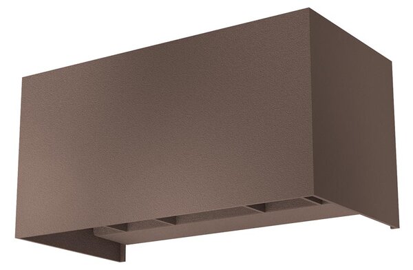 Redo 90304 Vary, hnědé venkovní svítidlo s nastavitelným úhlem svícení LED 4x5W 3000K, 20x10cm