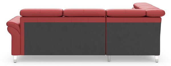 ROHOVÁ SEDAČKA, kůže, červená Sit & More - Sedací soupravy, Online Only