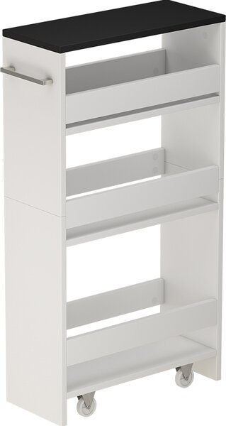 Přesouvání skříň Vicco Rivo Bílá/antracitová 20 x 84.4 cm, Model 51717