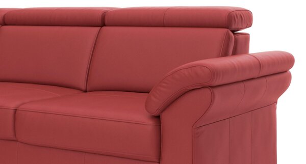 ROHOVÁ SEDAČKA, kůže, červená Sit & More - Sedací soupravy, Online Only