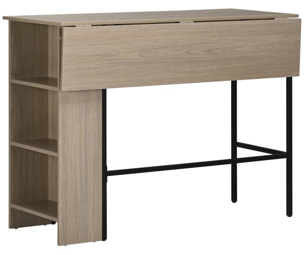 HOMCOM Barový Stůl se Skladem - 120 x 76 x 91,4 cm | Aosom