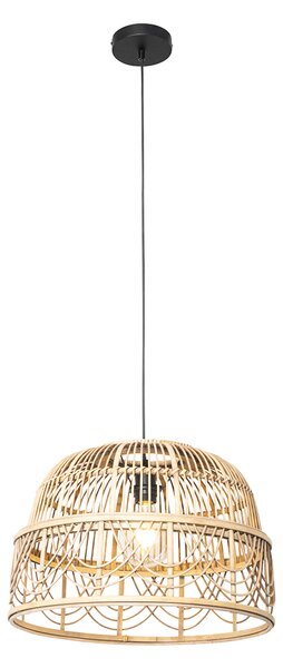Chytré ratanové závěsné svítidlo 44 cm vč. Wifi G95 - Michelle