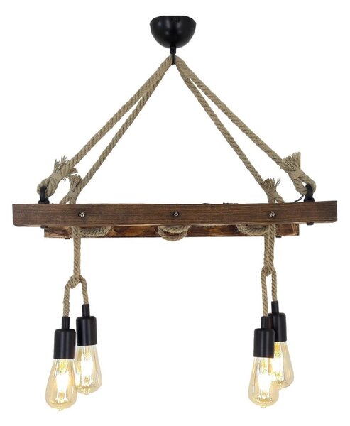 Hnědé závěsné svítidlo Halat – Opviq lights