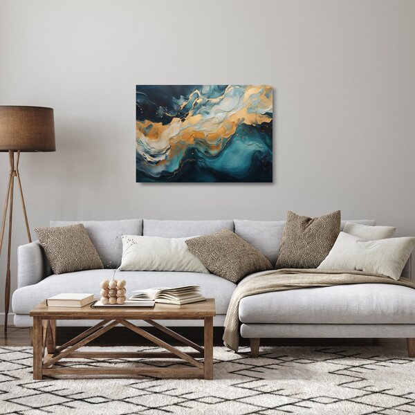 Skleněný obraz - Abstrakce (70x50 cm)
