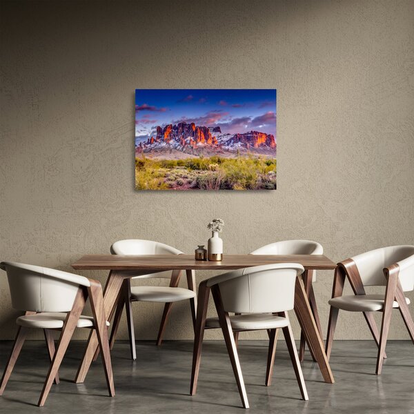 Skleněný obraz - Pohoří v Arizoně (70x50 cm)