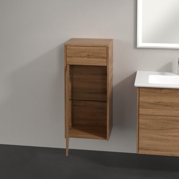 Villeroy & Boch Finero skříňka 40x35x87 cm boční závěsná dub C53100RH