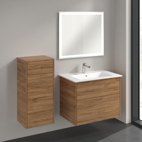 Villeroy & Boch Finero skříňka 40x35x87 cm boční závěsná dub C53100RH