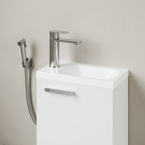 Ravak Chrome II umyvadlová baterie s hlavicí typu bidetta stojící chrom X070450
