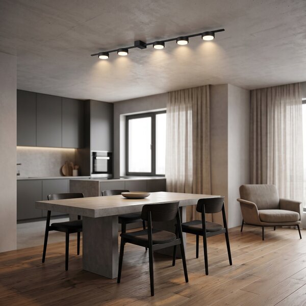 Stropní svítidlo LUSTR závěsná nástěnná 5x GX53 LOFT MODERNÍ