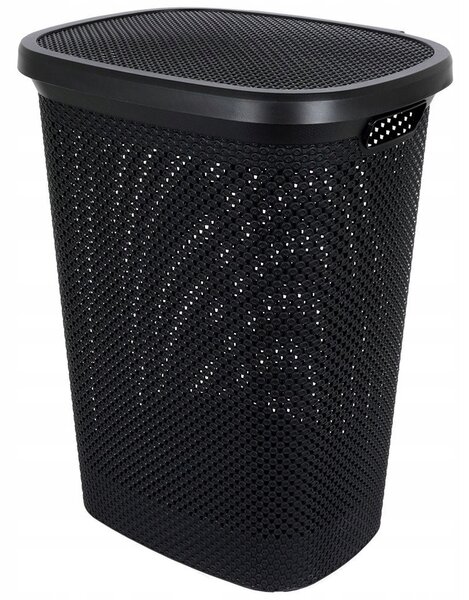 Volně stojící koš na prádlo Storage Solutions 60 l černý
