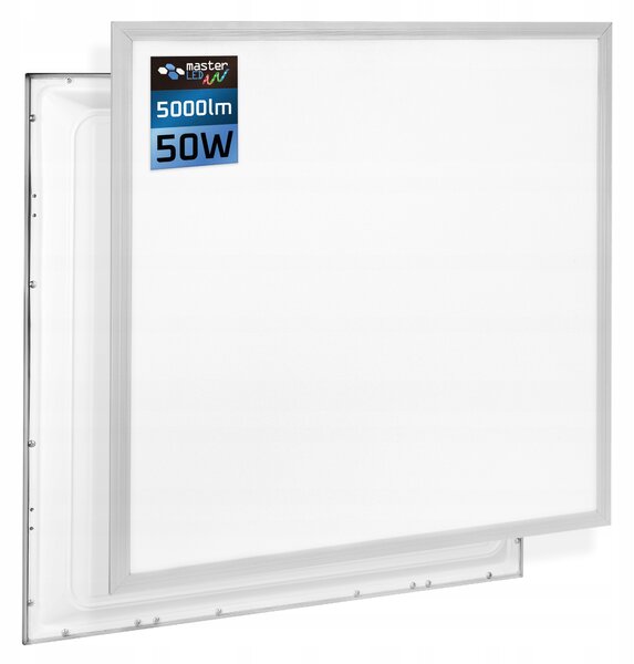 Čtvercová Stropní Svítidlo Masterled 60 x 60 cm bílá