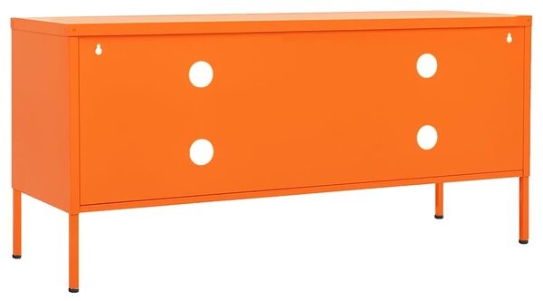 TV skříňka oranžová 105 x 35 x 50 cm ocel 336228