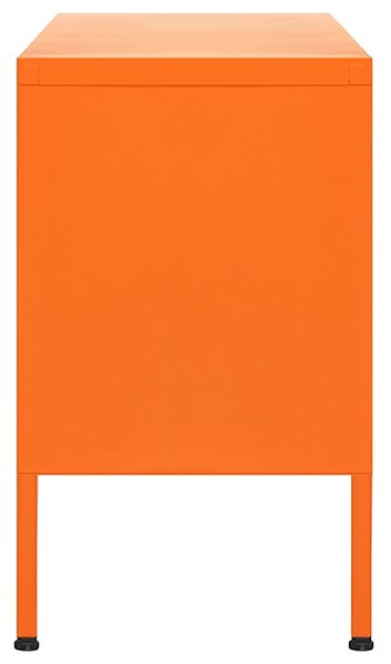 TV skříňka oranžová 105 x 35 x 50 cm ocel 336228
