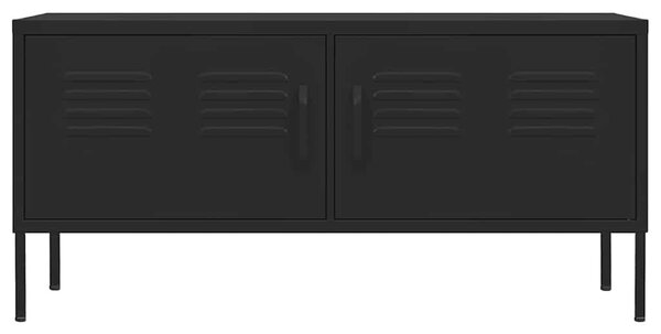 TV skříňka černá 105 x 35 x 50 cm ocel 336232