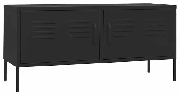 TV skříňka černá 105 x 35 x 50 cm ocel 336232