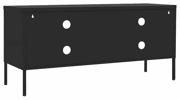 TV skříňka černá 105 x 35 x 50 cm ocel 336232