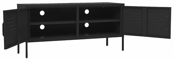 TV skříňka černá 105 x 35 x 50 cm ocel 336232