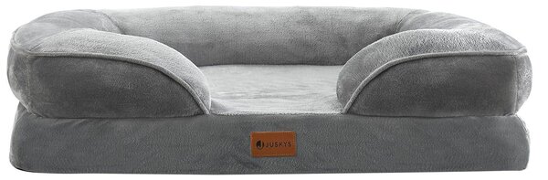 Juskys Pelíšek pro psa Sheena M 72 x 60 cm - šedá
