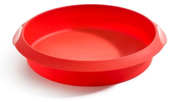Červená silikonová forma na pečení Lékué, ⌀ 24 cm