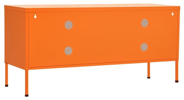 TV skříňka oranžová 105 x 35 x 50 cm ocel 336237