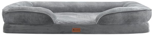 Juskys Pelíšek pro psa Sheena XL 105 x 82 cm - šedá