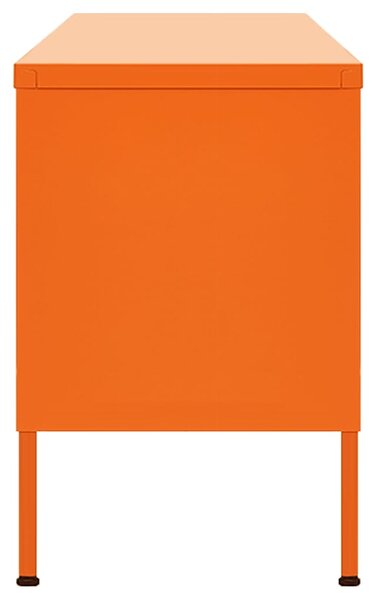 TV skříňka oranžová 105 x 35 x 50 cm ocel 336237