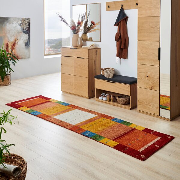 ORIENTÁLNÍ KOBEREC, 80/200 cm vícebarevná, červená Cazaris - Orientální koberce